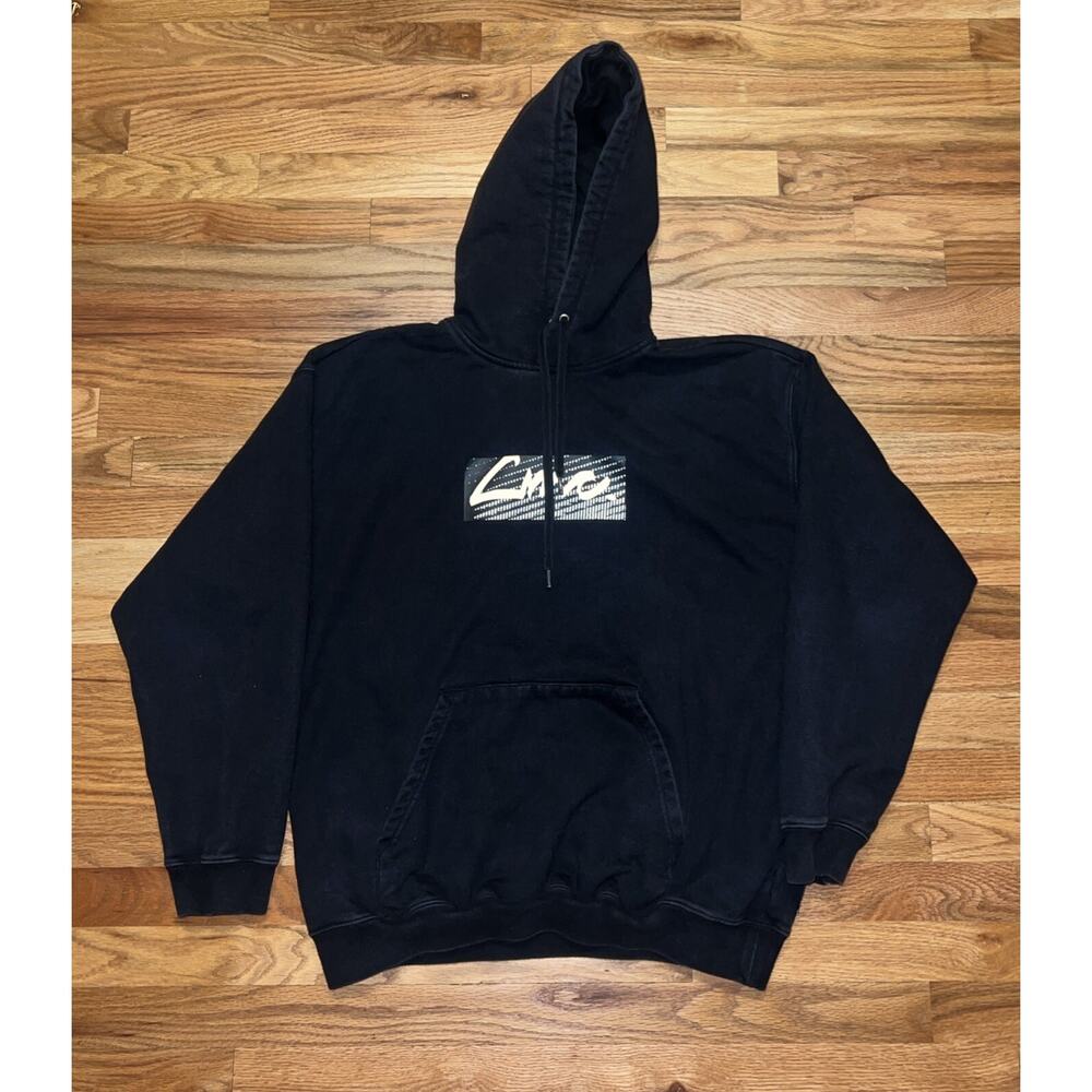 LMC. Lost Management Cities Black Hoodie Pullover Heavy Mens Size Medium